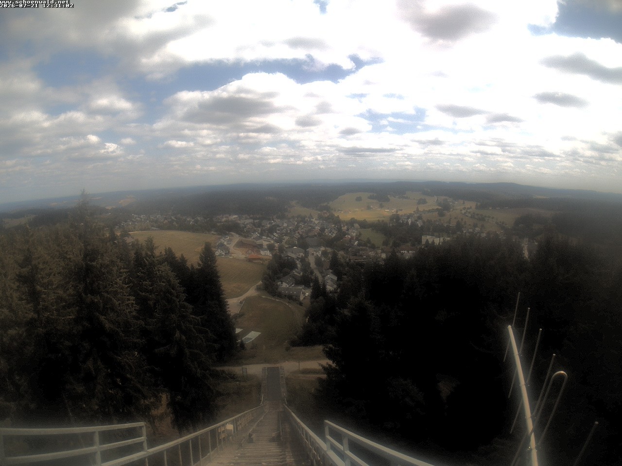 Archiv Foto Webcam Blick auf Schönwald