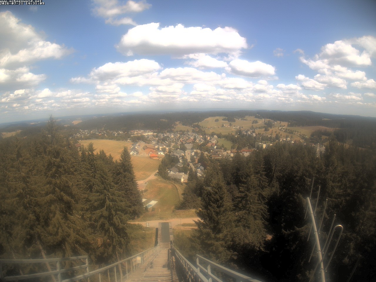 Archiv Foto Webcam Blick auf Schönwald