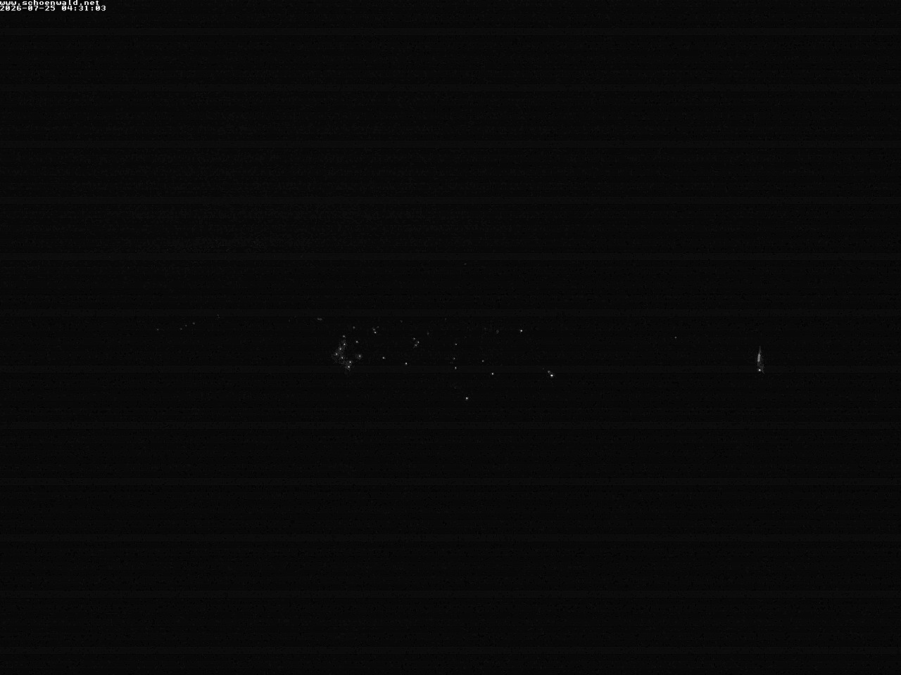 Archived image Webcam View to Schoenwald
