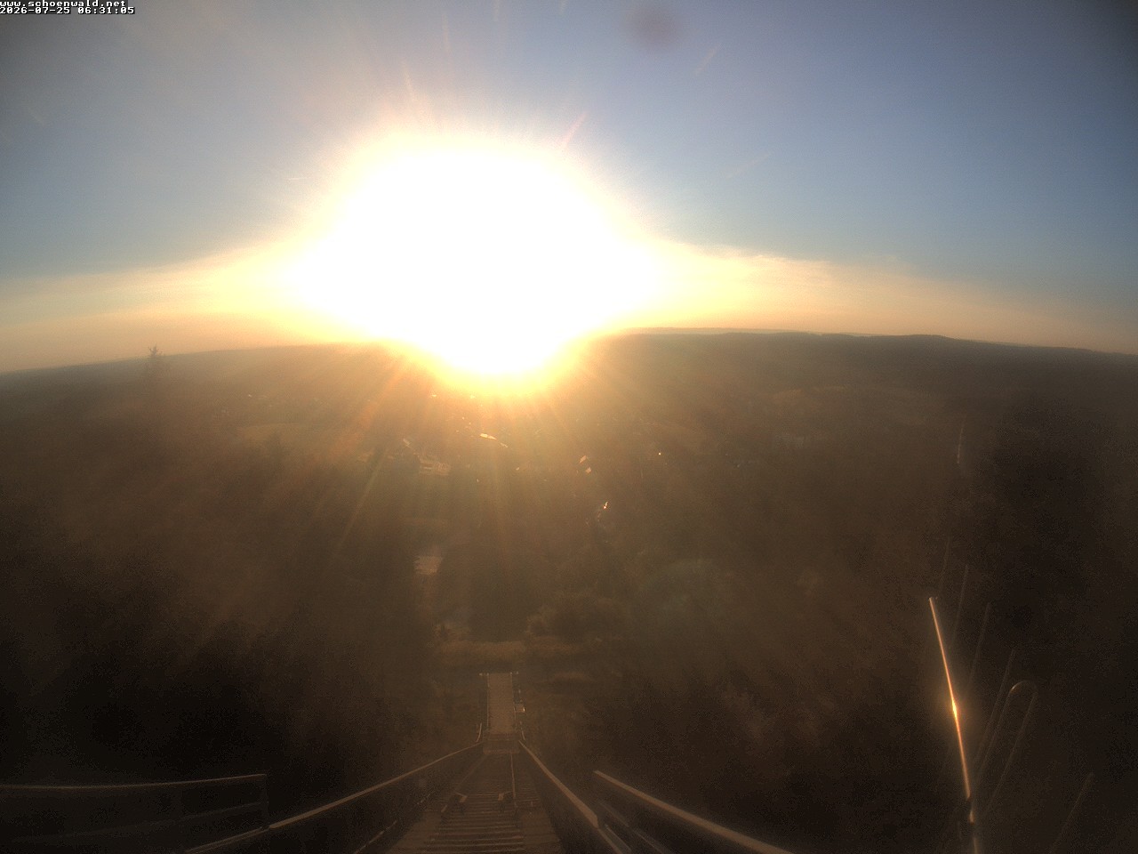 Archived image Webcam View to Schoenwald