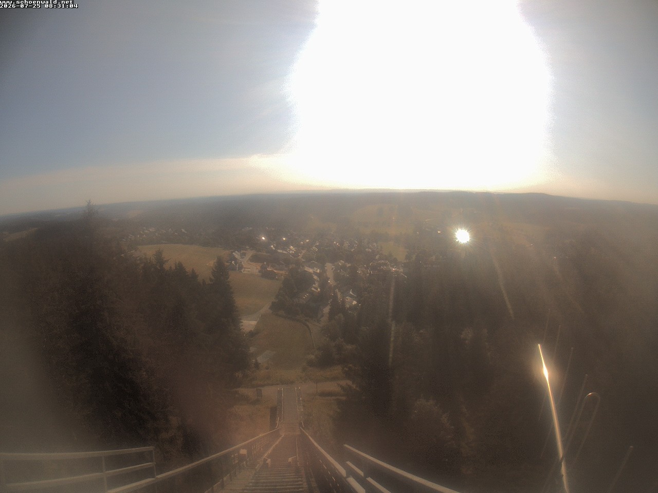 Archived image Webcam View to Schoenwald