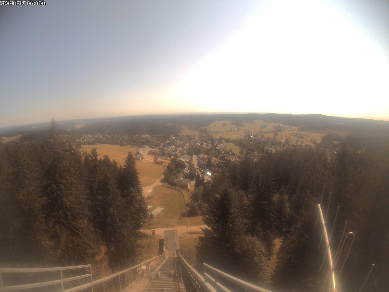 Archived image Webcam View to Schoenwald
