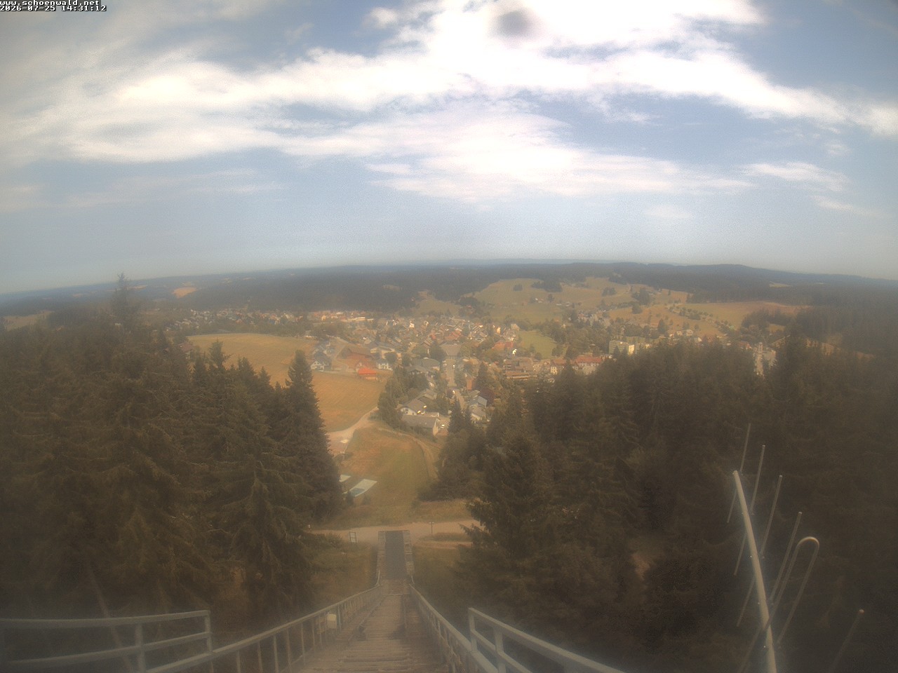Archived image Webcam View to Schoenwald