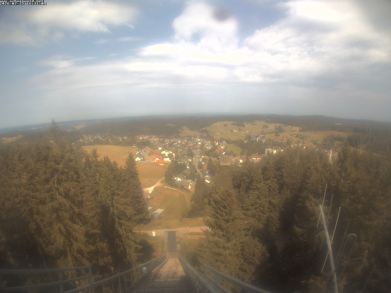 Archived image Webcam View to Schoenwald