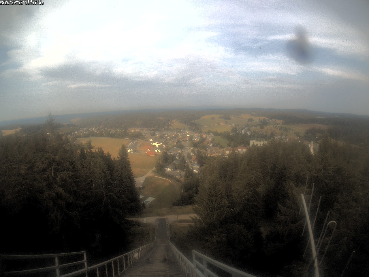 Archived image Webcam View to Schoenwald