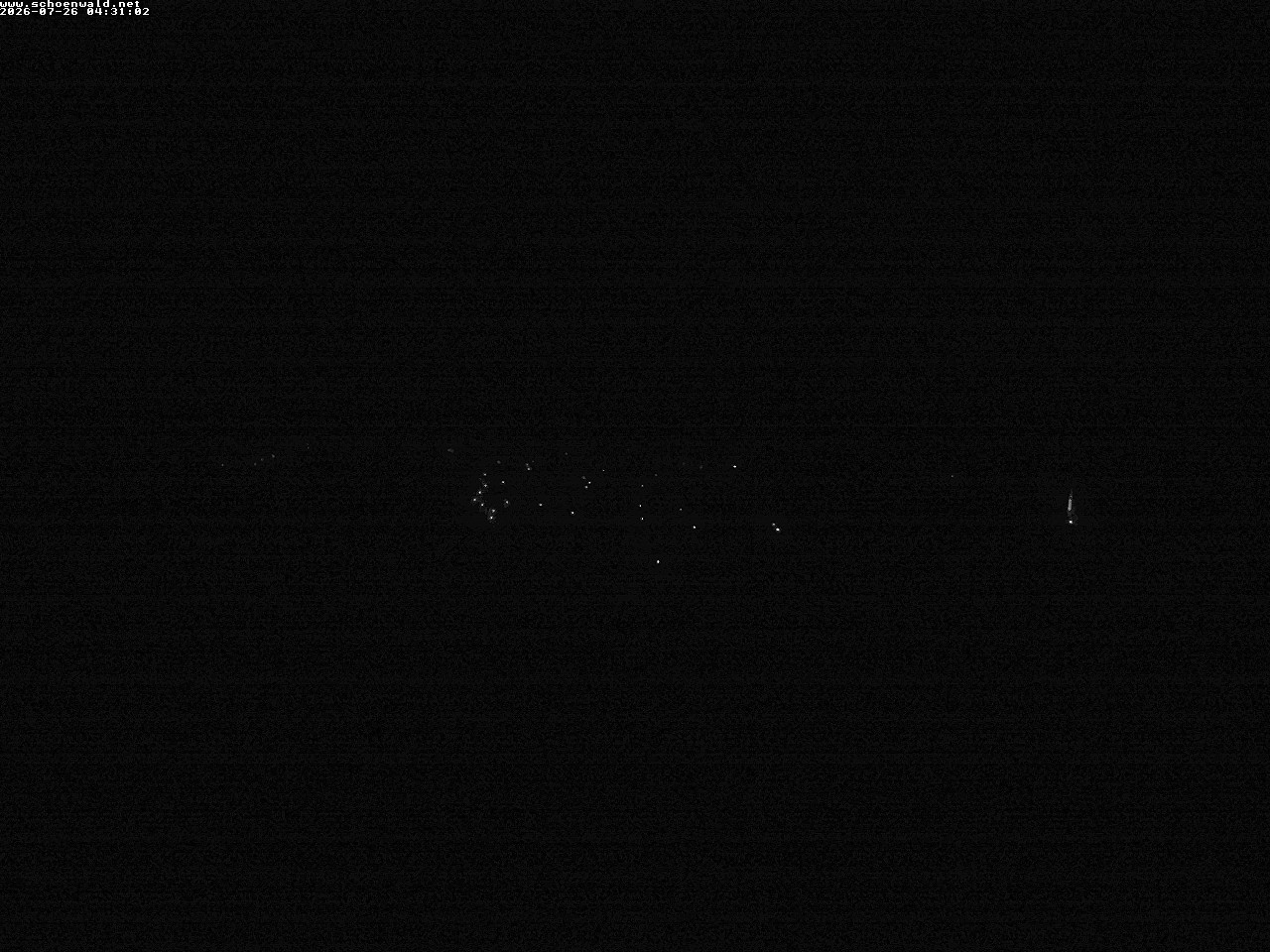 Archived image Webcam View to Schoenwald
