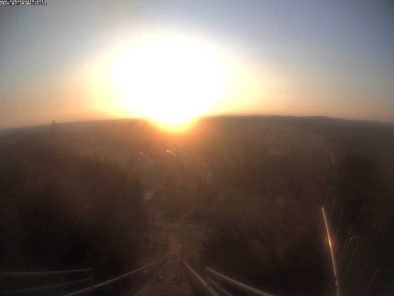 Archived image Webcam View to Schoenwald