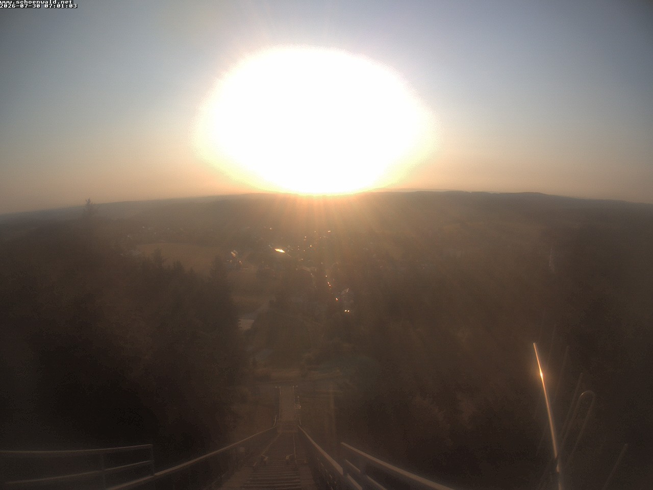 Archived image Webcam View to Schoenwald