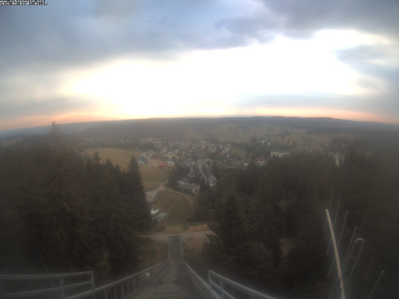 Archived image Webcam View to Schoenwald