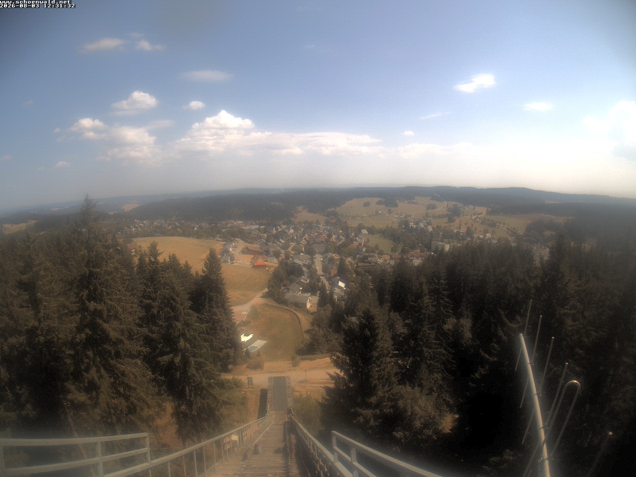 Archived image Webcam View to Schoenwald