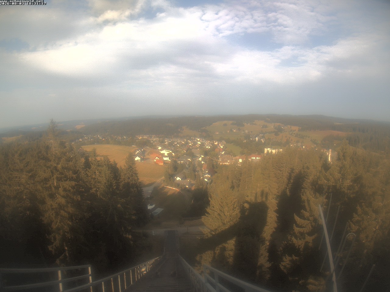 Archived image Webcam View to Schoenwald