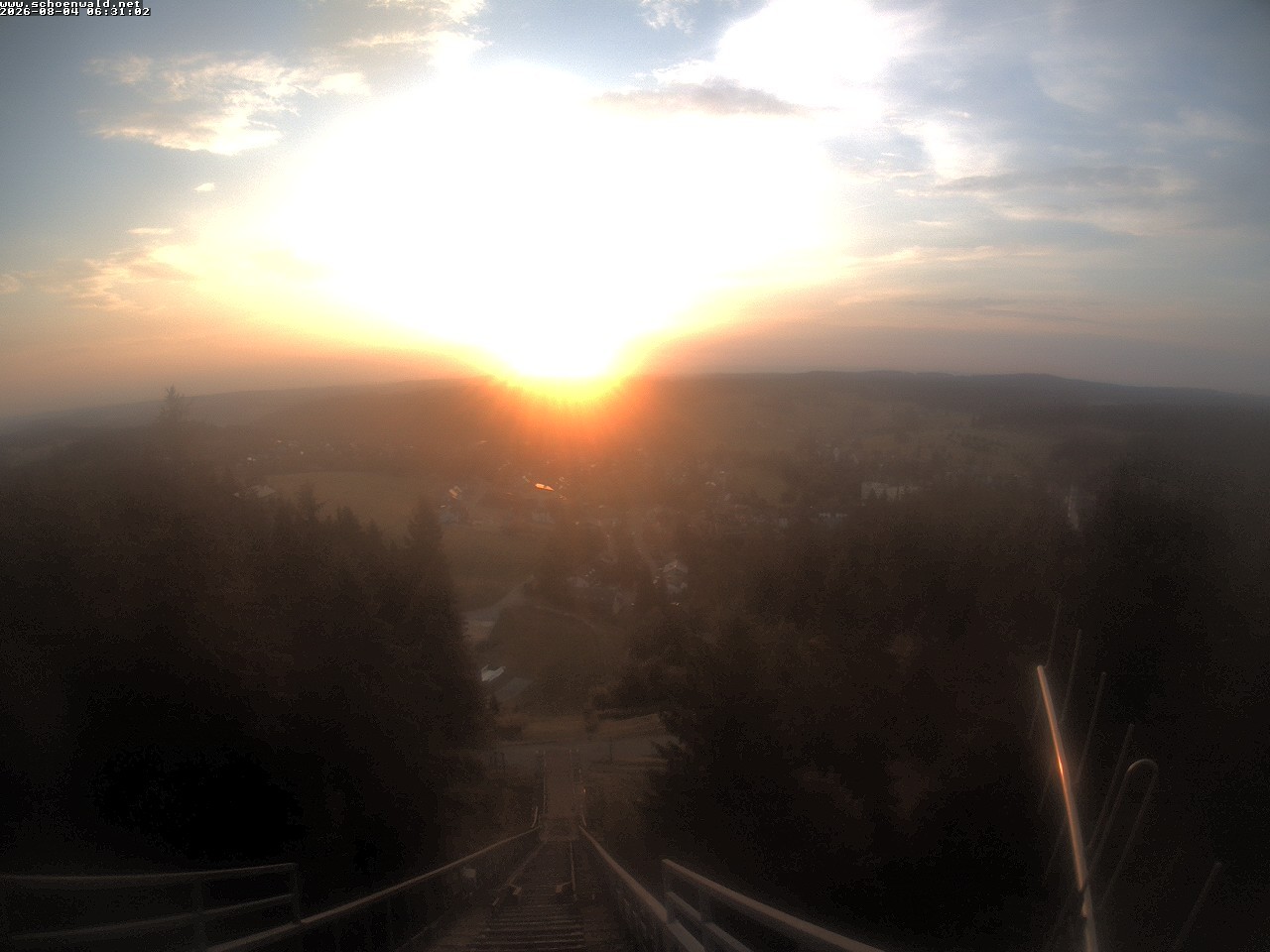 Archived image Webcam View to Schoenwald