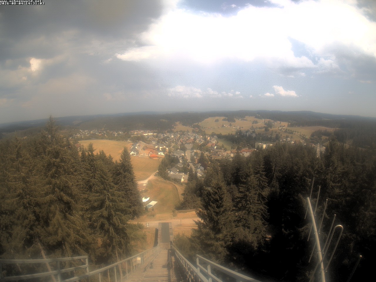 Archived image Webcam View to Schoenwald