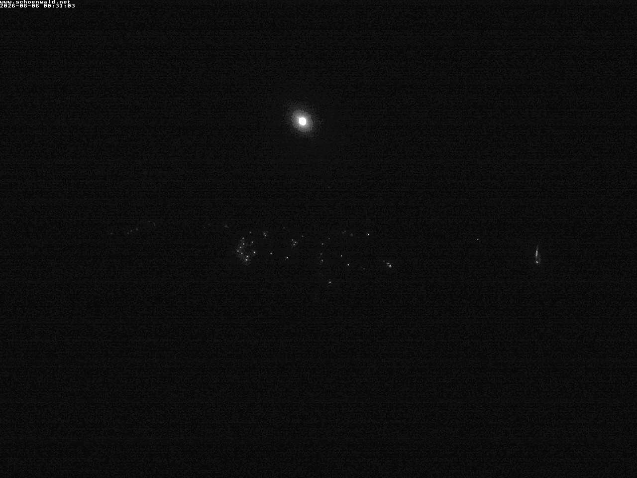 Archived image Webcam View to Schoenwald