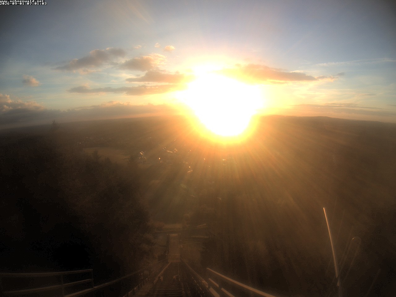 Archiv Foto Webcam Blick auf Schönwald