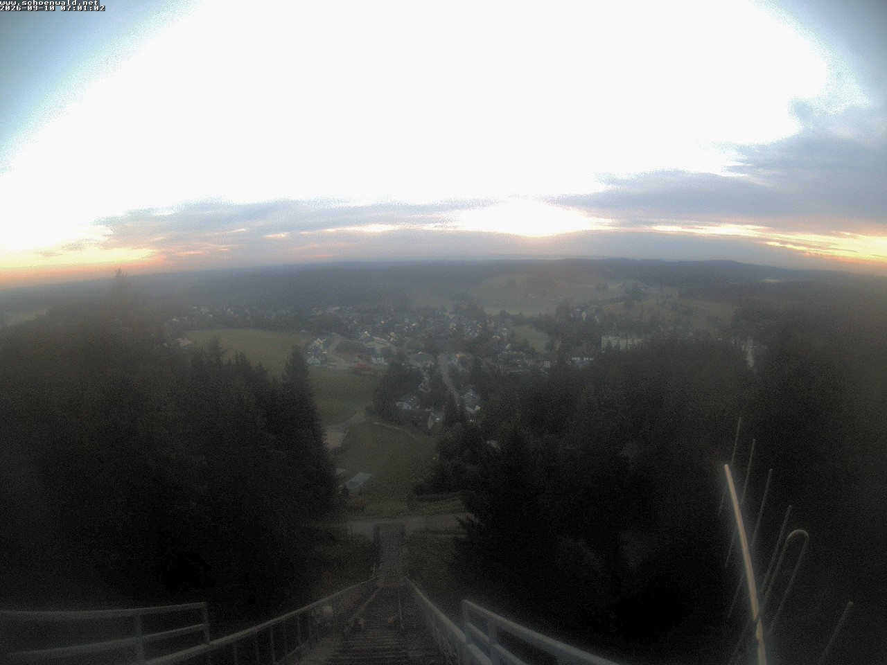 Archived image Webcam View to Schoenwald