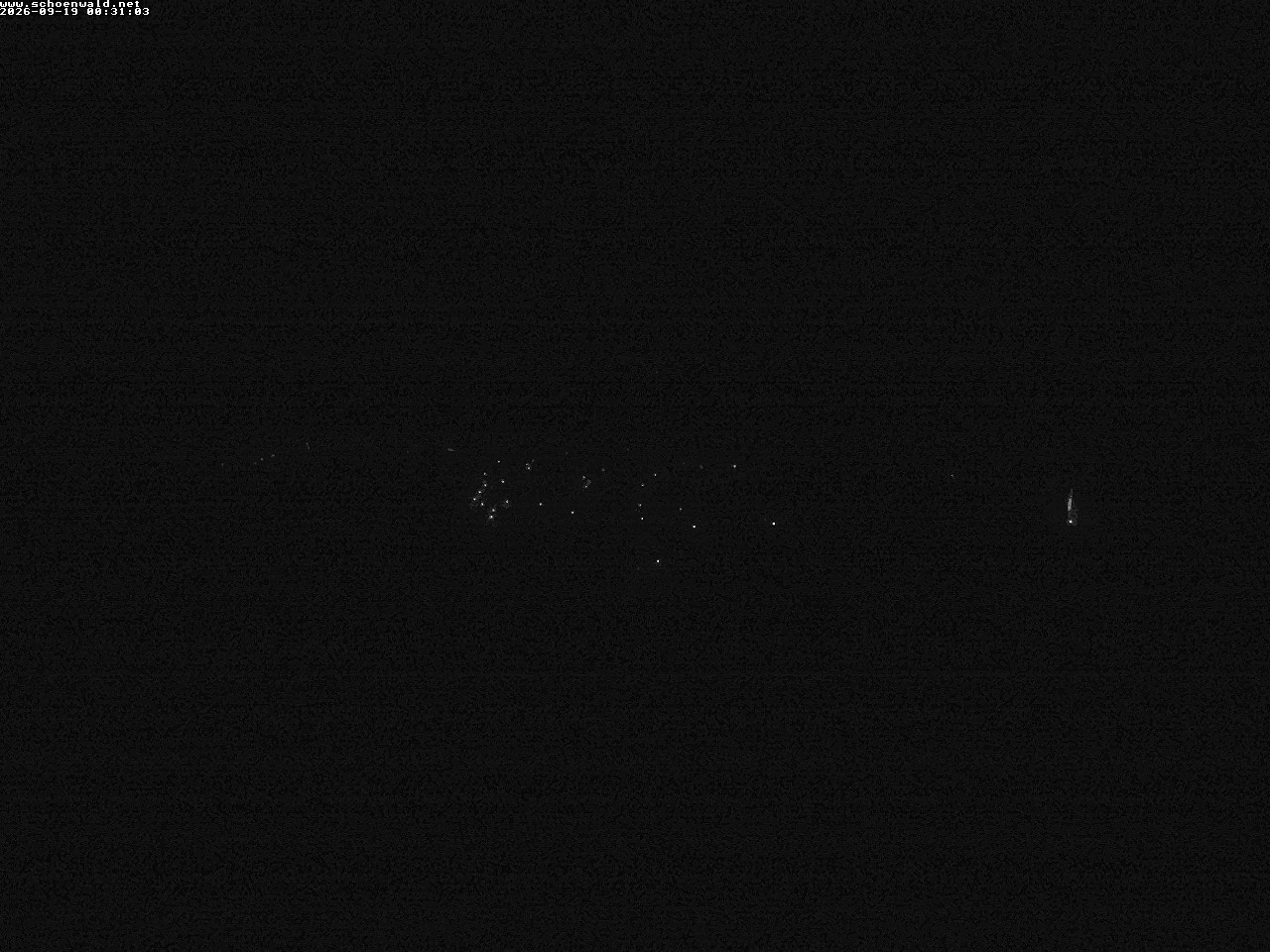 Archived image Webcam View to Schoenwald