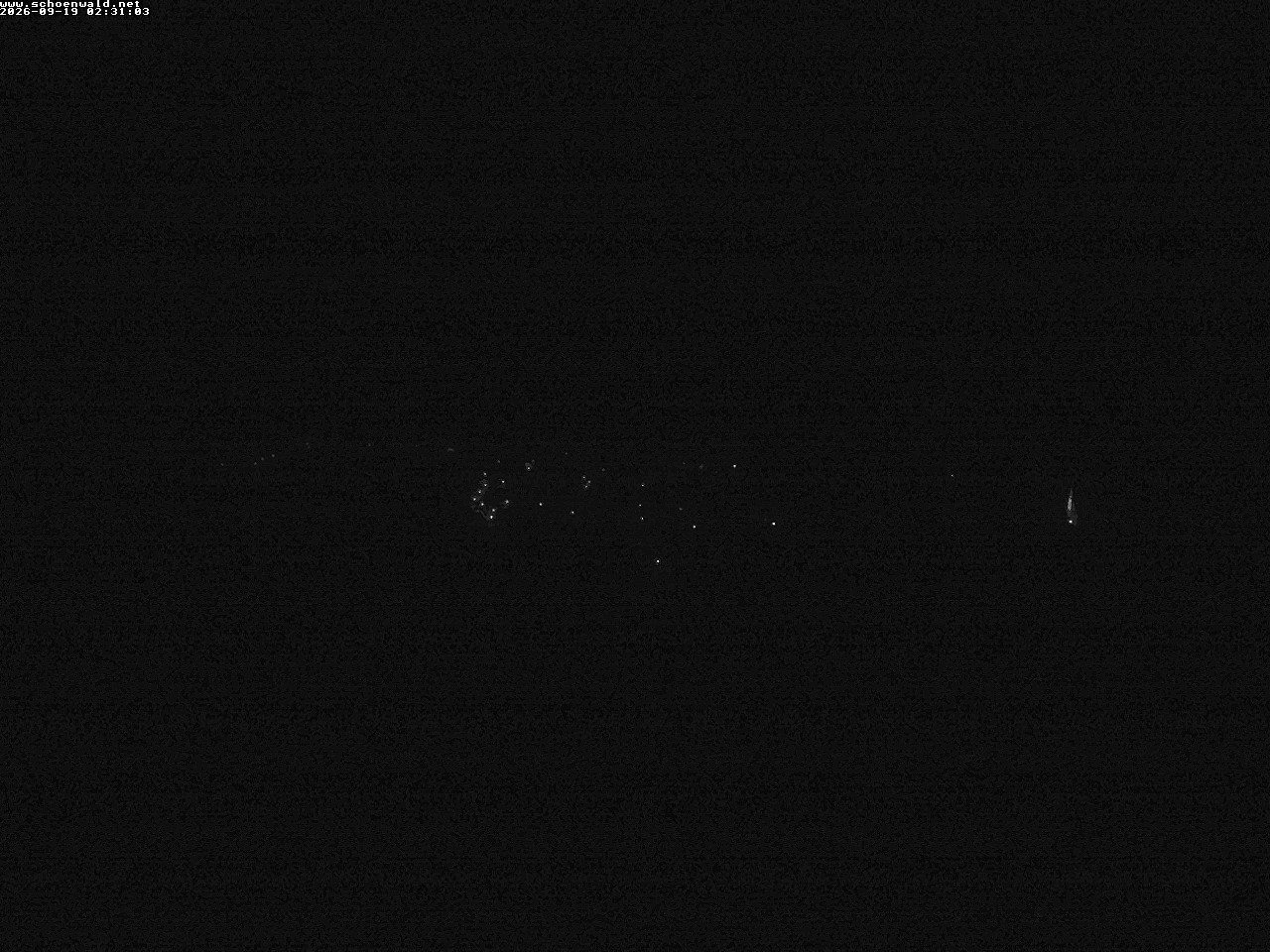 Archived image Webcam View to Schoenwald