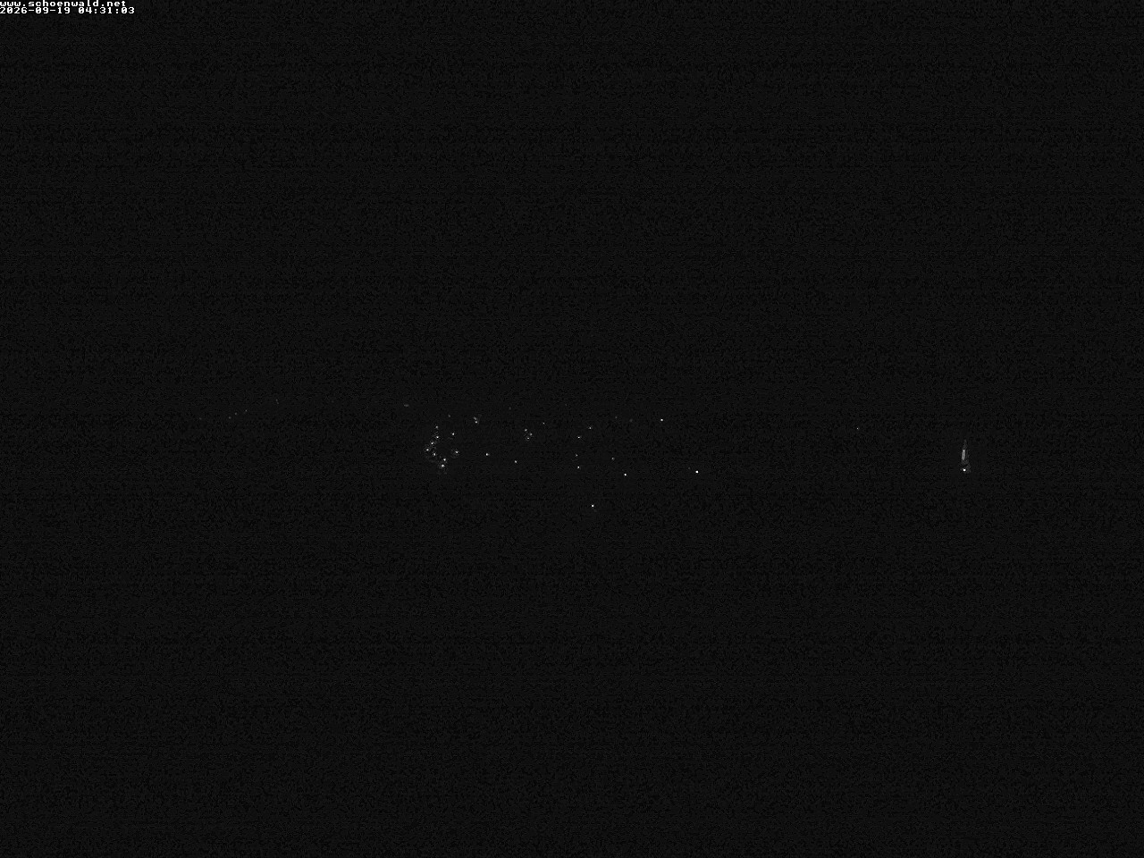 Archived image Webcam View to Schoenwald