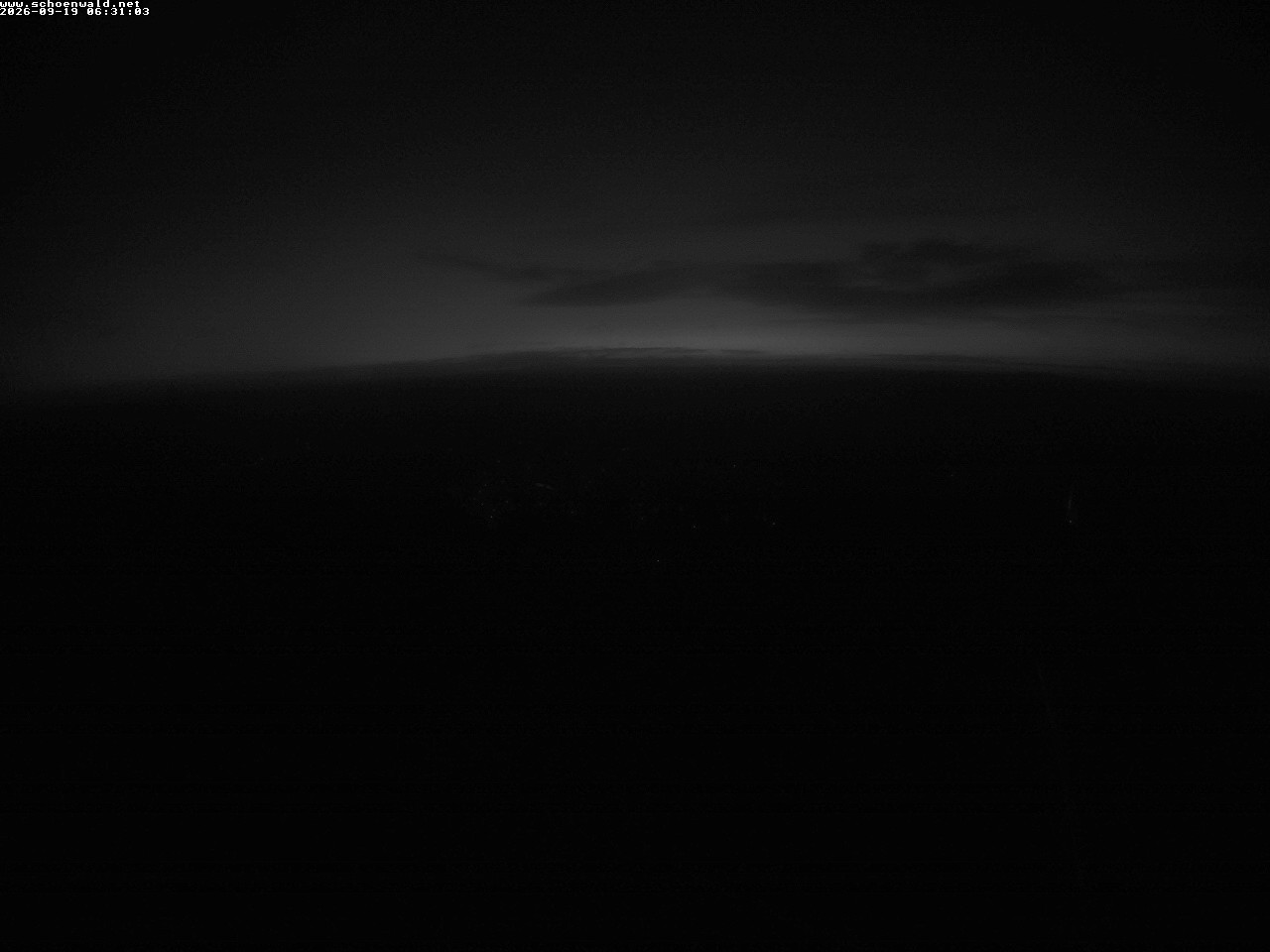 Archived image Webcam View to Schoenwald