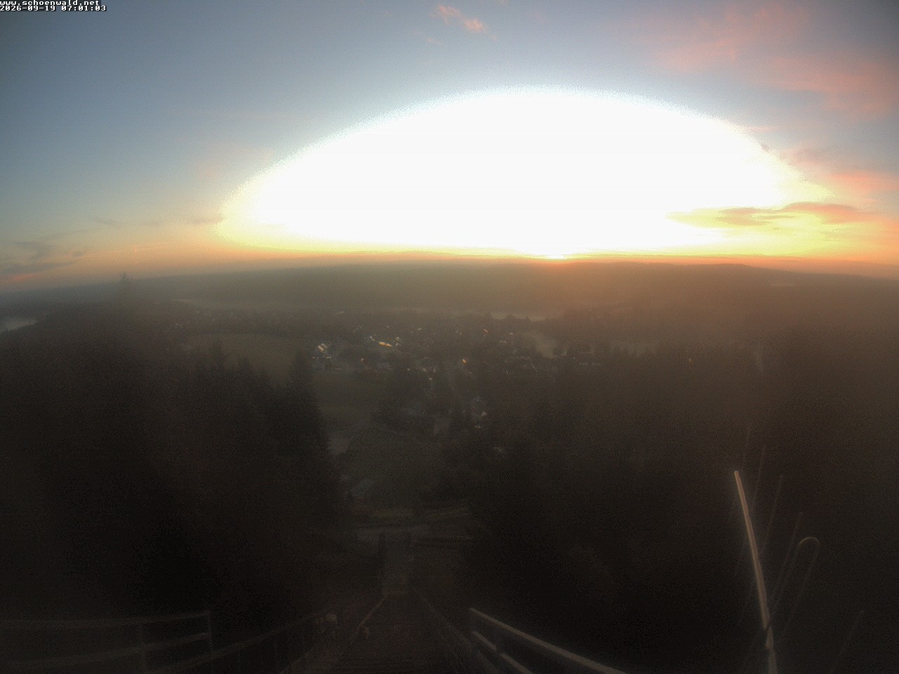 Archived image Webcam View to Schoenwald