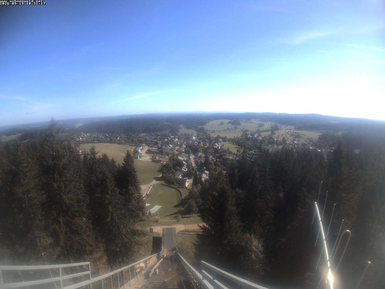Archived image Webcam View to Schoenwald