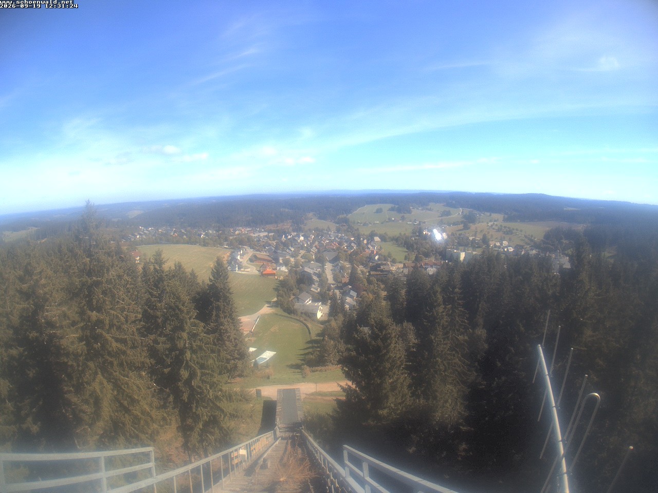 Archived image Webcam View to Schoenwald