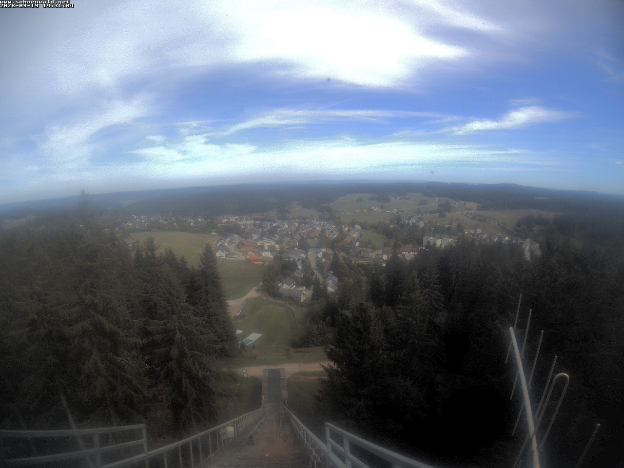 Archived image Webcam View to Schoenwald