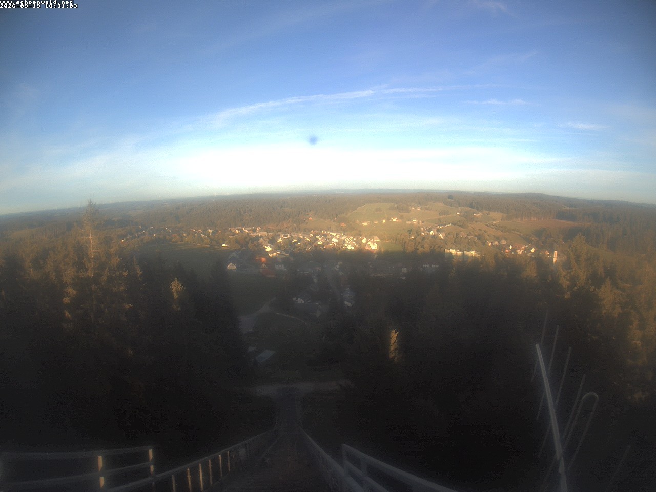 Archiv Foto Webcam Blick auf Schönwald