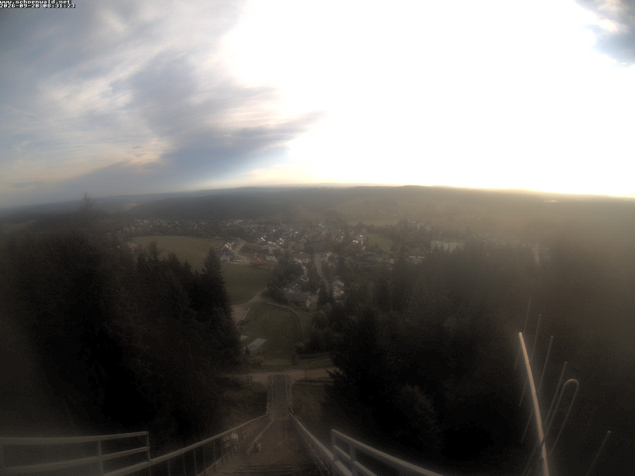 Archived image Webcam View to Schoenwald