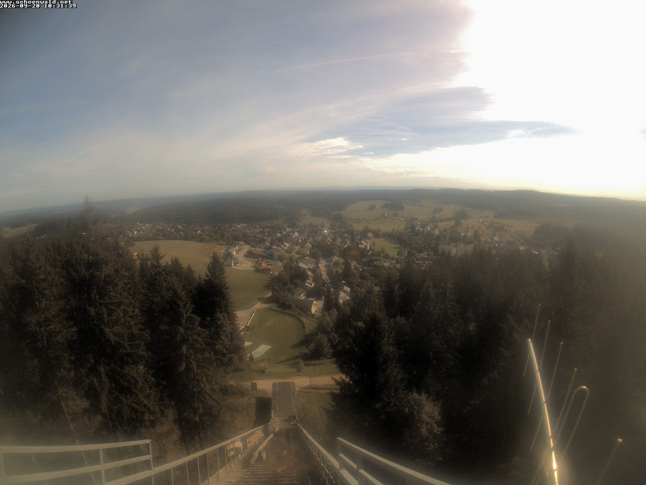 Archived image Webcam View to Schoenwald