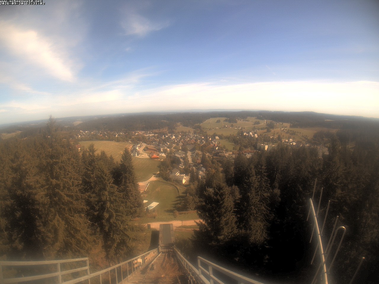 Archived image Webcam View to Schoenwald