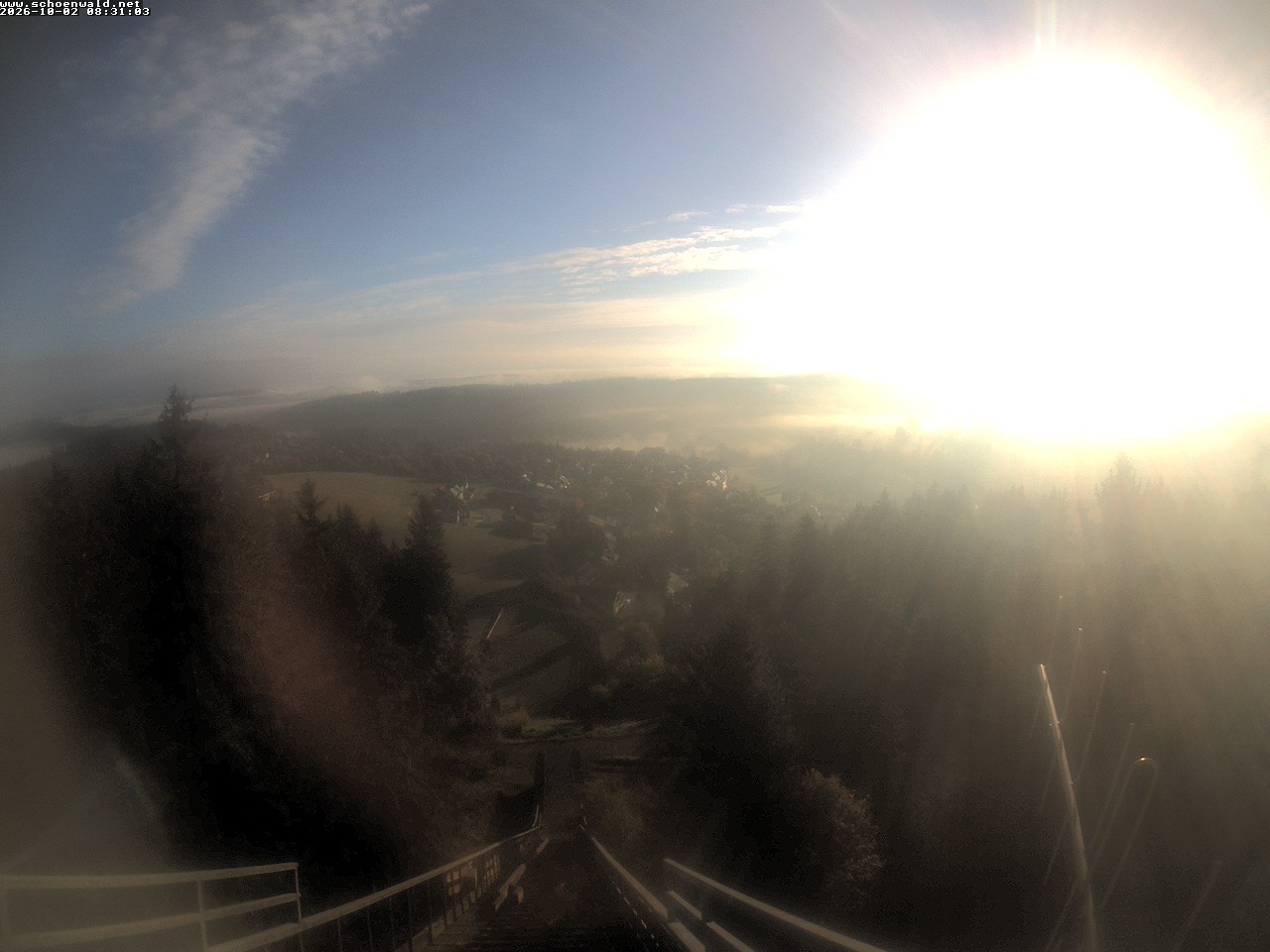 Archived image Webcam View to Schoenwald