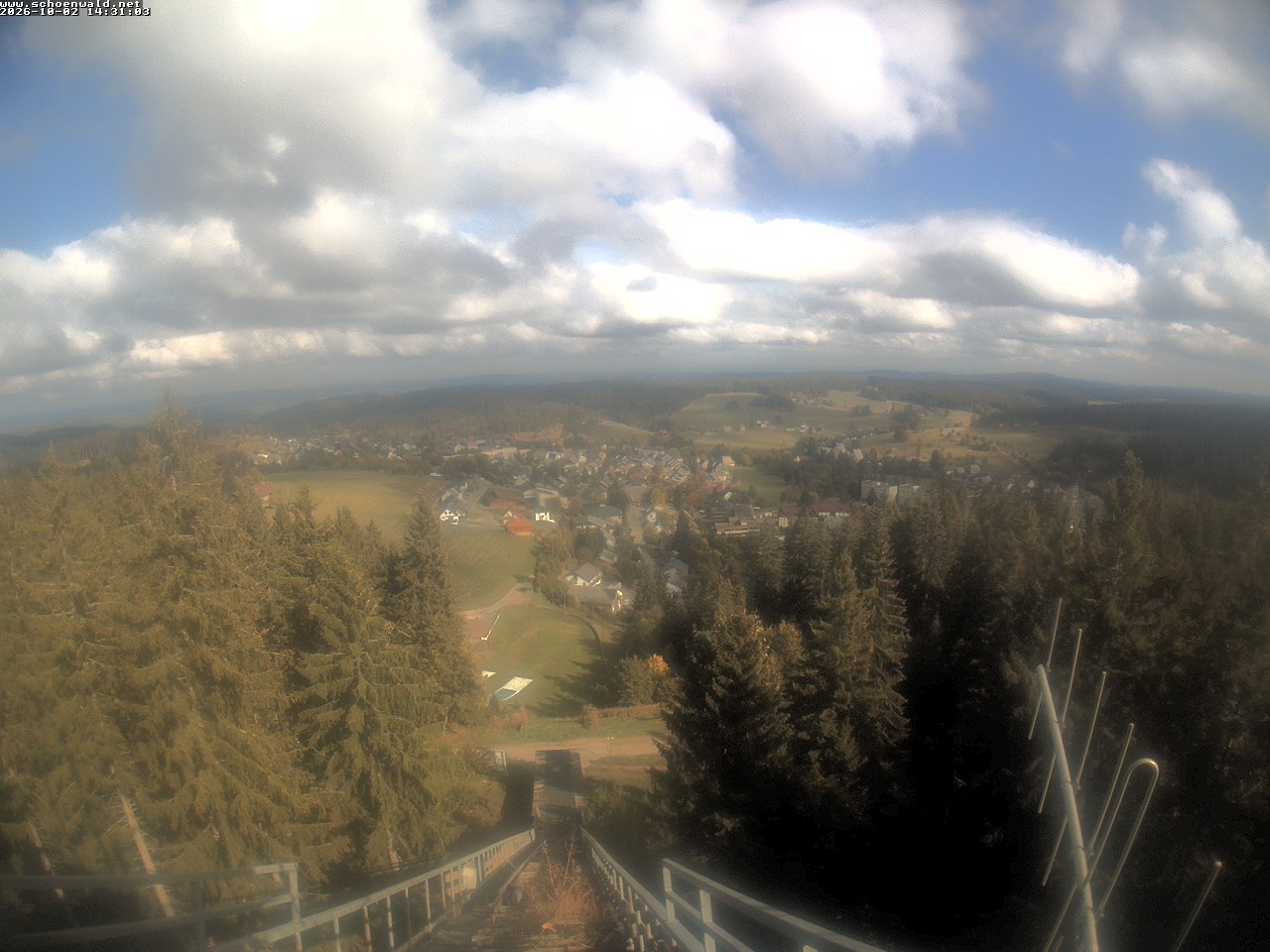 Archived image Webcam View to Schoenwald