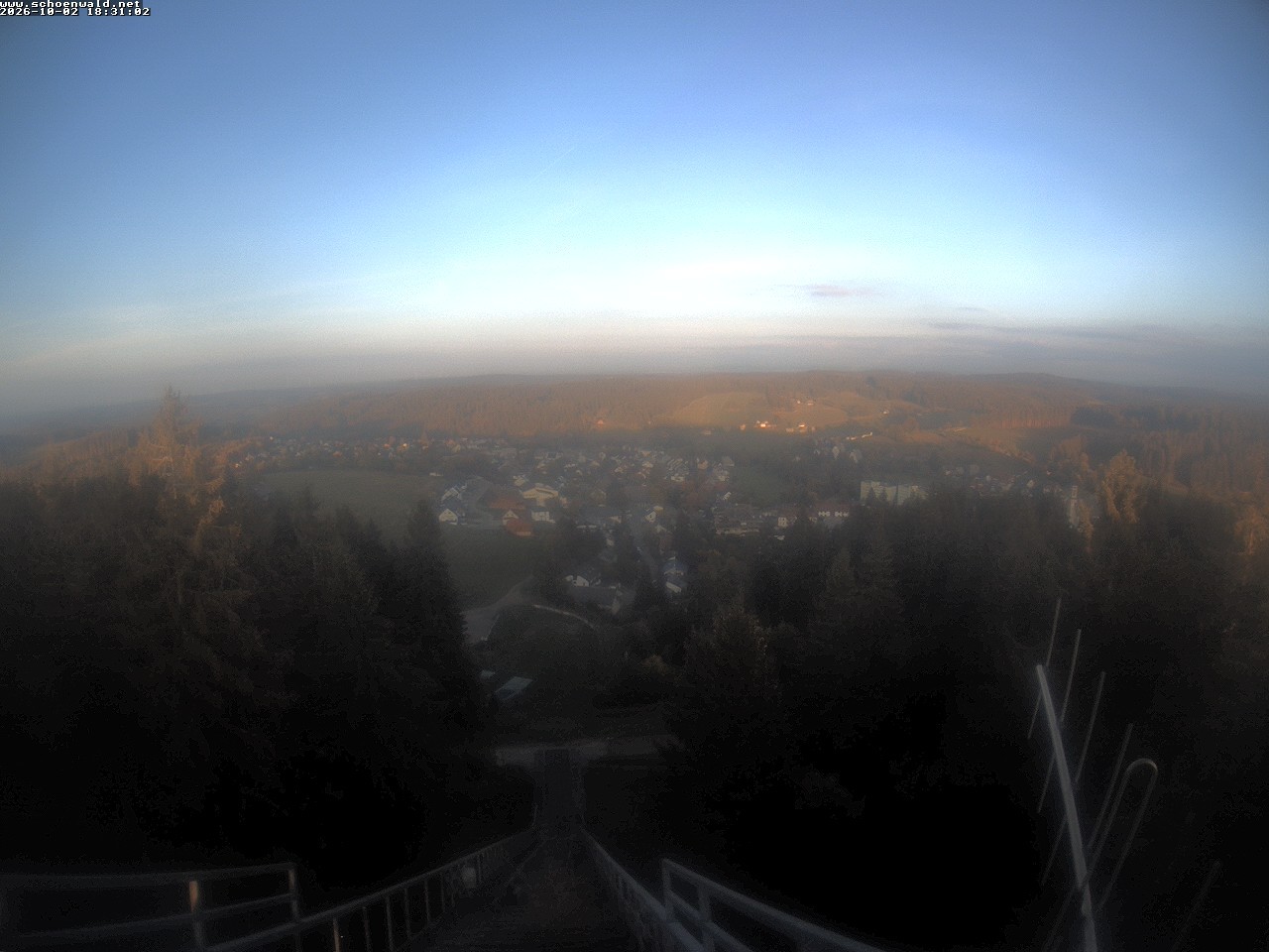 Archived image Webcam View to Schoenwald