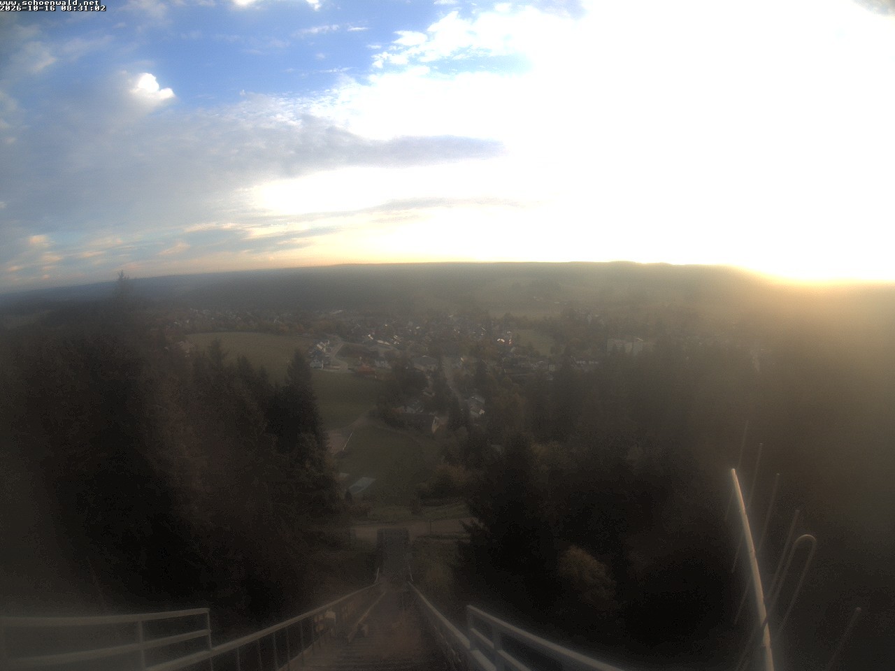Archived image Webcam View to Schoenwald