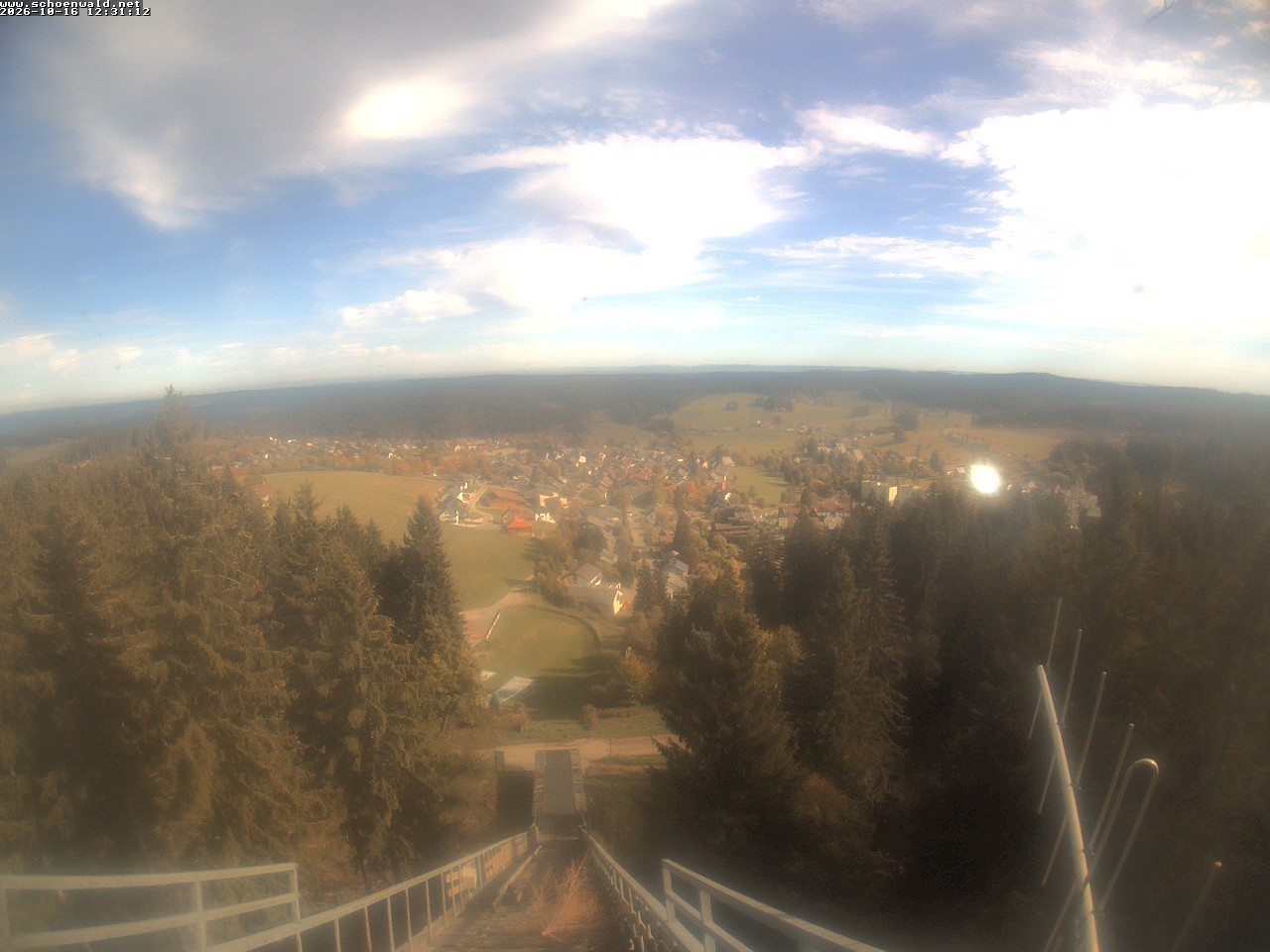 Archived image Webcam View to Schoenwald