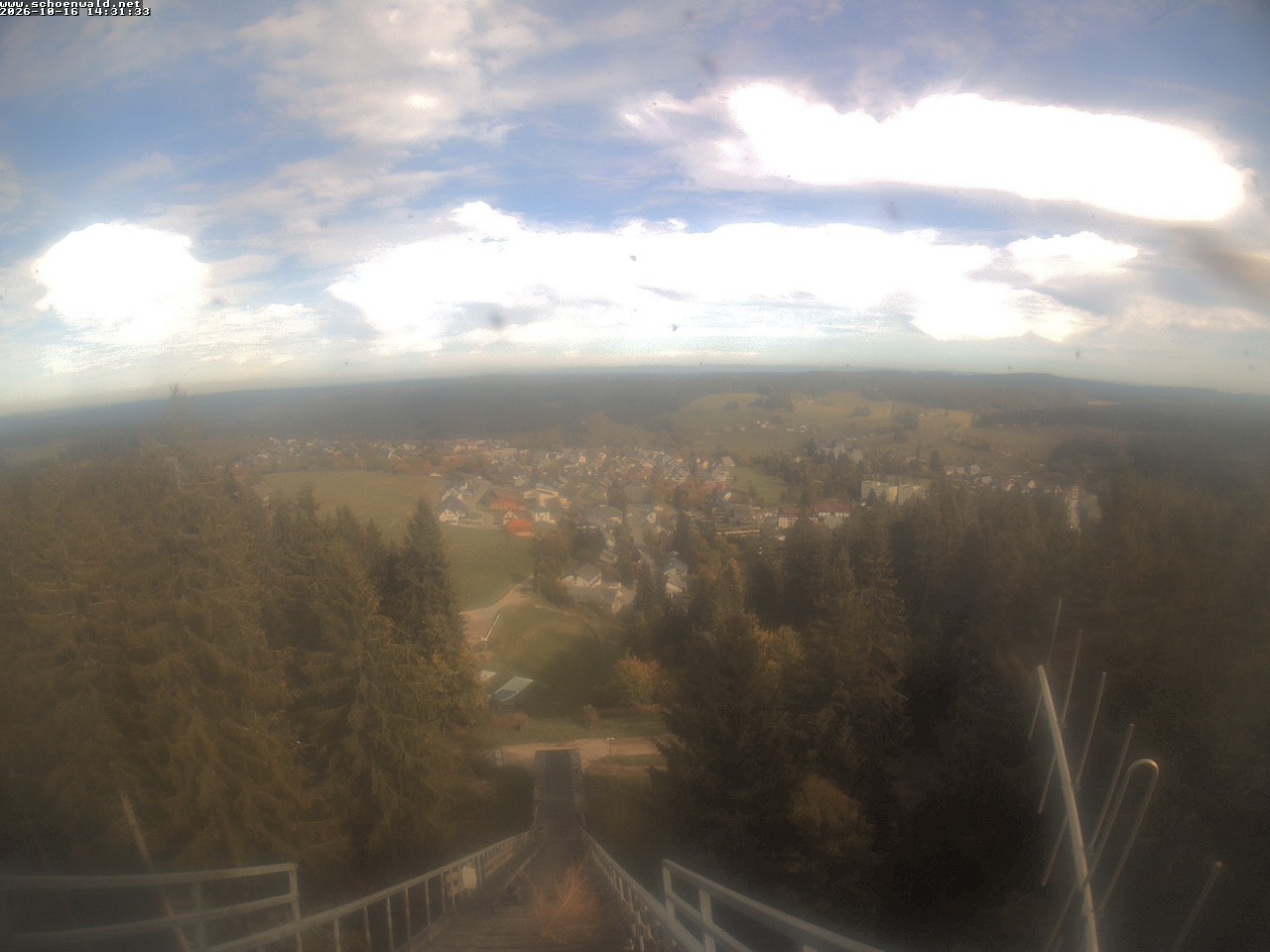 Archived image Webcam View to Schoenwald