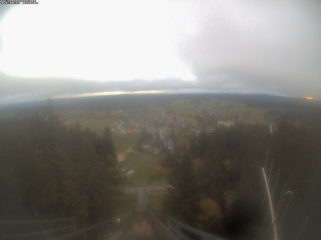 Archived image Webcam View to Schoenwald