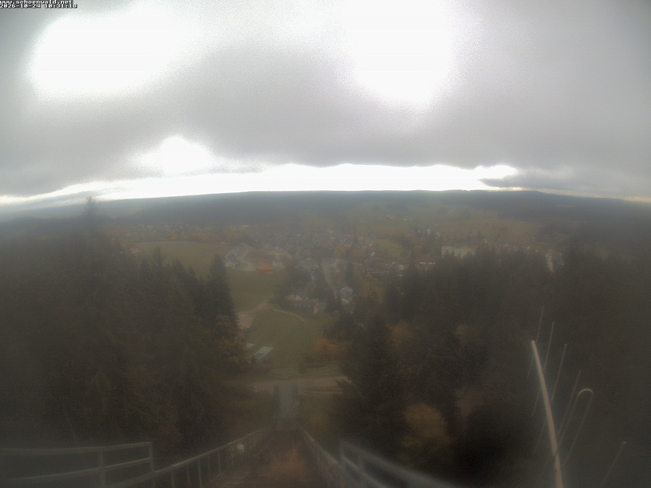 Archived image Webcam View to Schoenwald