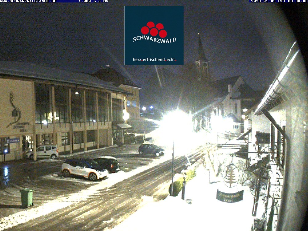 Archiv Foto Webcam Schönwald: Blick vom Gasthof Schwarzwaldtanne