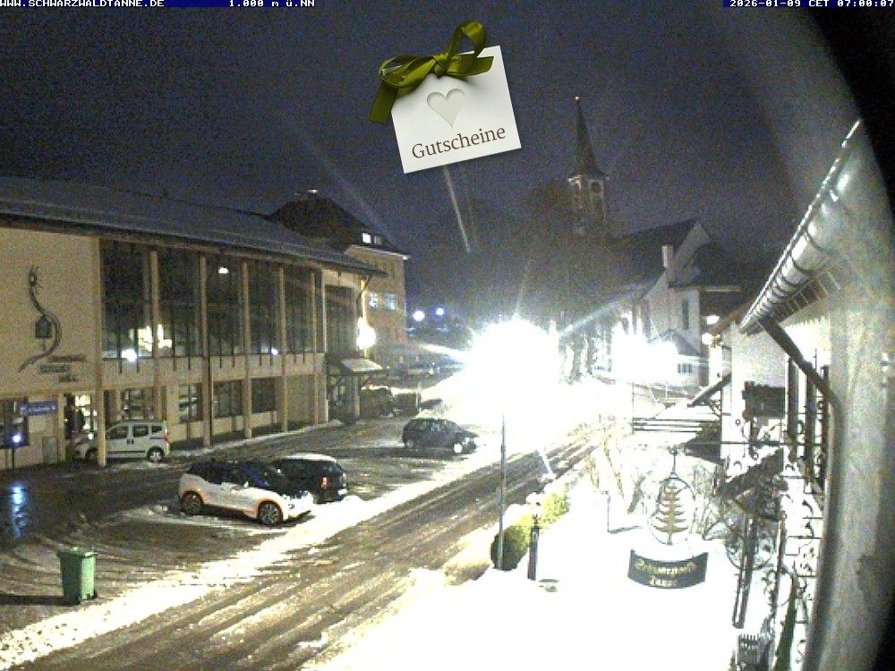 Archiv Foto Webcam Schönwald: Blick vom Gasthof Schwarzwaldtanne