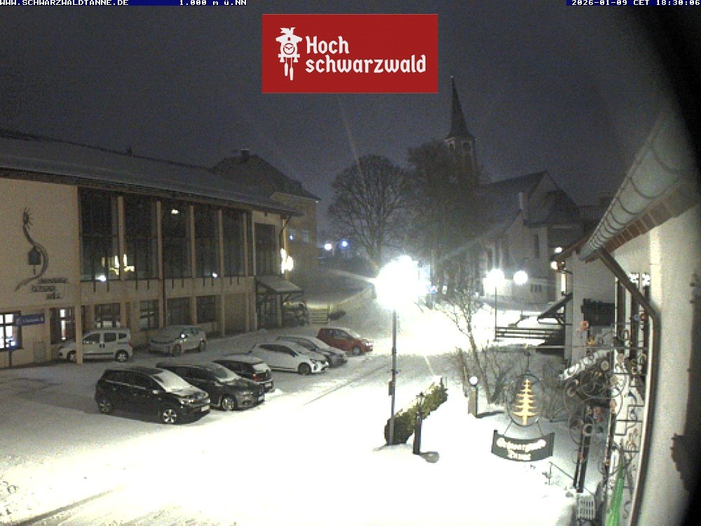 Archiv Foto Webcam Schönwald: Blick vom Gasthof Schwarzwaldtanne