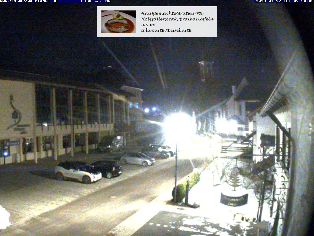 Archiv Foto Webcam Schönwald: Blick vom Gasthof Schwarzwaldtanne
