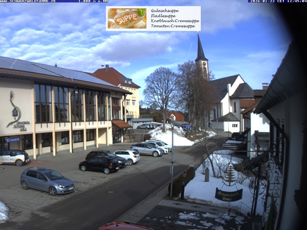 Archiv Foto Webcam Schönwald: Blick vom Gasthof Schwarzwaldtanne
