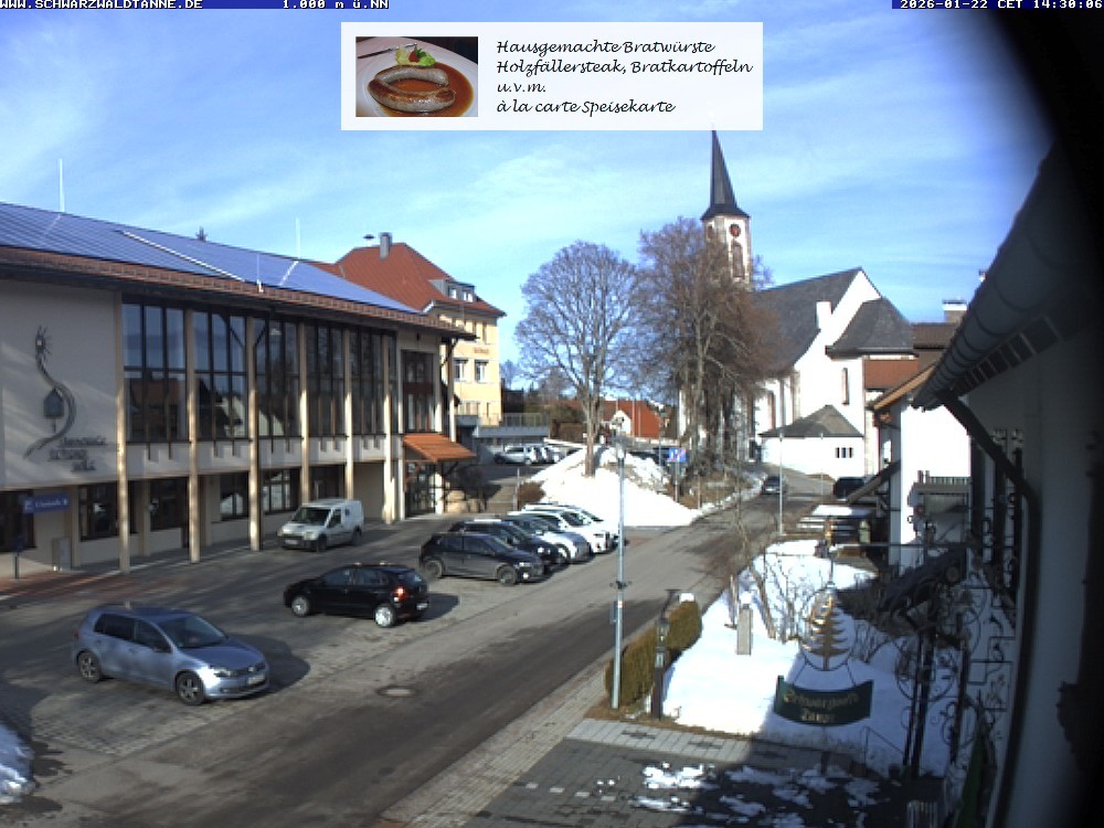 Archiv Foto Webcam Schönwald: Blick vom Gasthof Schwarzwaldtanne
