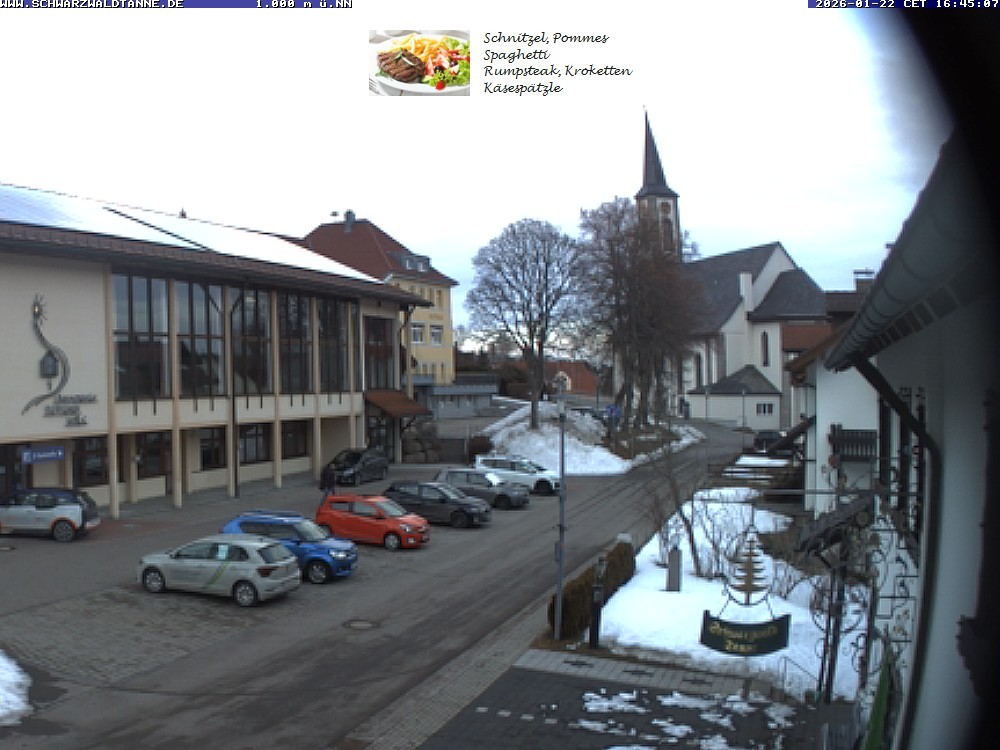 Archiv Foto Webcam Schönwald: Blick vom Gasthof Schwarzwaldtanne