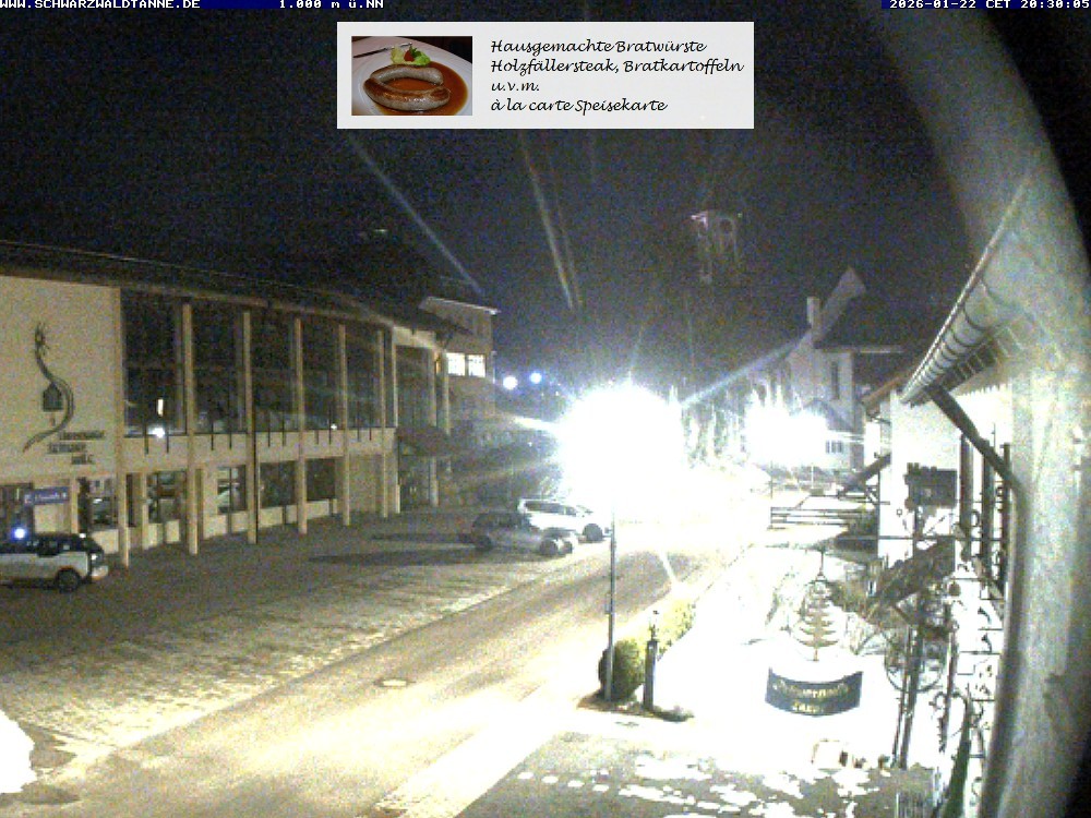 Archiv Foto Webcam Schönwald: Blick vom Gasthof Schwarzwaldtanne
