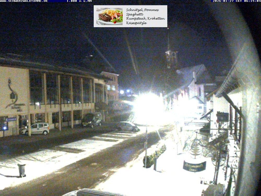 Archiv Foto Webcam Schönwald: Blick vom Gasthof Schwarzwaldtanne
