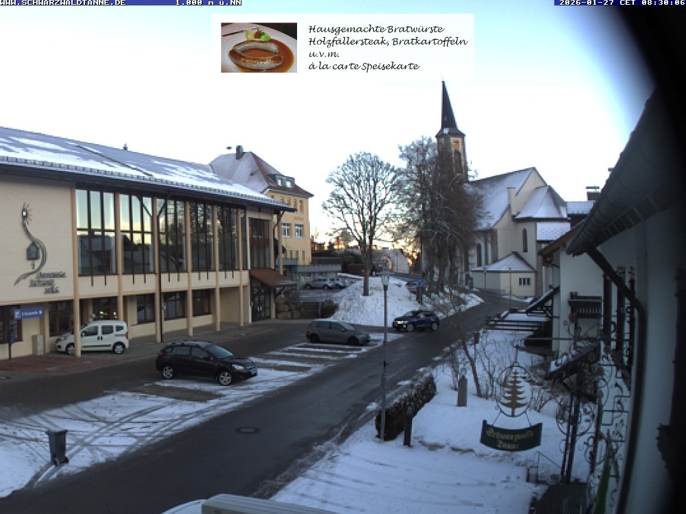 Archiv Foto Webcam Schönwald: Blick vom Gasthof Schwarzwaldtanne
